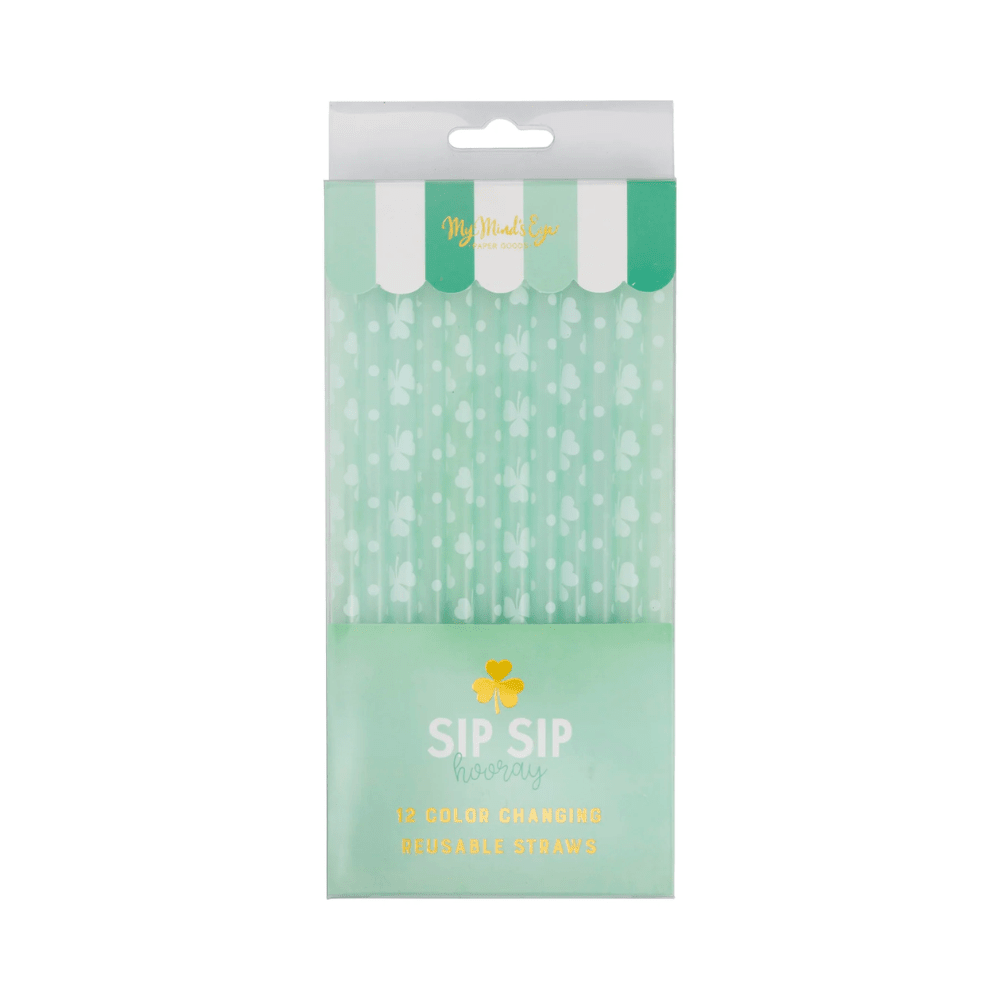 Green Color Changing Straws, Shopsweetluluss