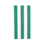 Emerald Green Cabana Stripe Guest Napkins, Shopsweetluluss