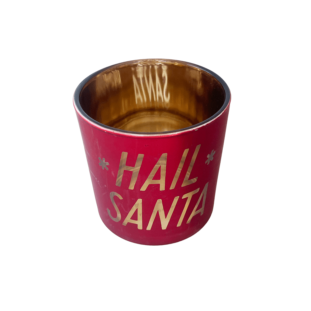 "Hail Santa" Candle Holder, Shopsweetluluss