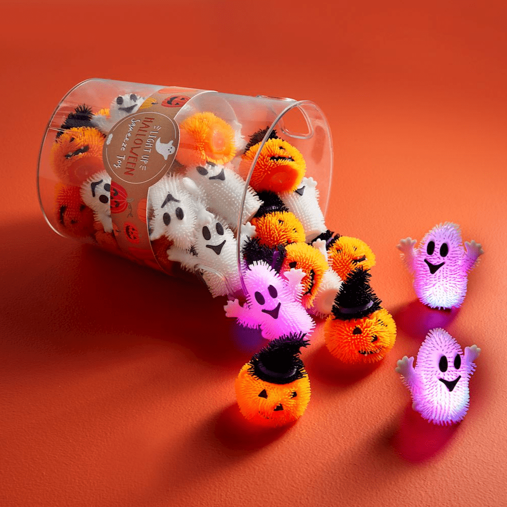 Halloween Light up Squeeze Toys - 2 Style Options, Shopsweetluluss