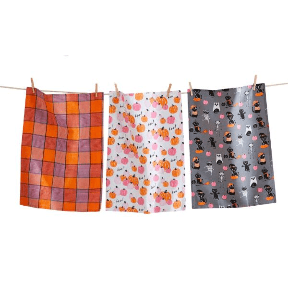 Halloween Dish Towels - Set of 3 - Shopsweetluluss