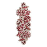 Hand-Embroidered Holiday Table Runner, Shopsweetluluss