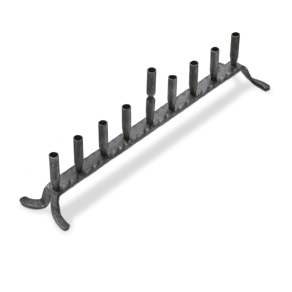 Hand Forged Artisan Menorah - Black - Shopsweetluluss