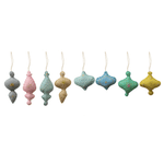 Handmade Wool Felt Ornament w/ Embroidery, Sequins & Beads, 8 Styles, Shopsweetluluss