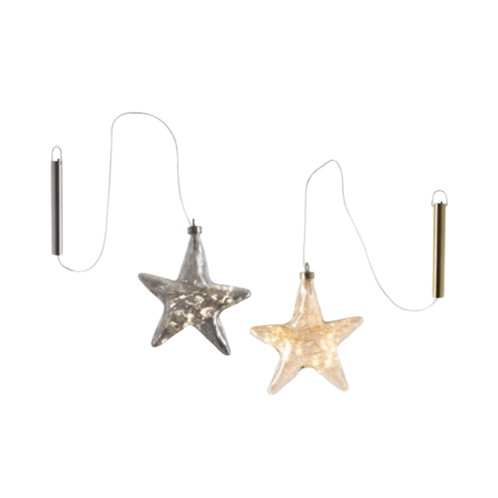 6.75" Hanging Twinkling Star - 2 Color Options, Shopsweetluluss