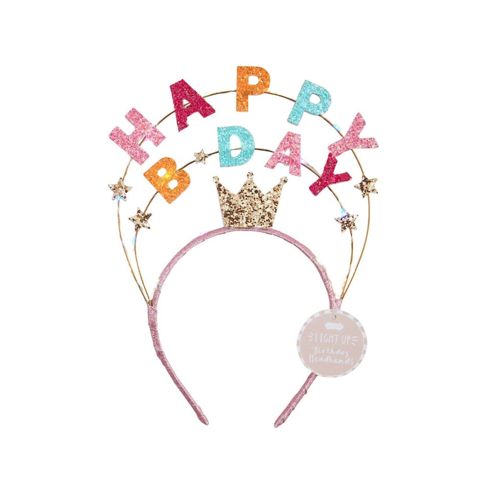 Light Up Headband - Happy B-Day, Shopsweetluluss
