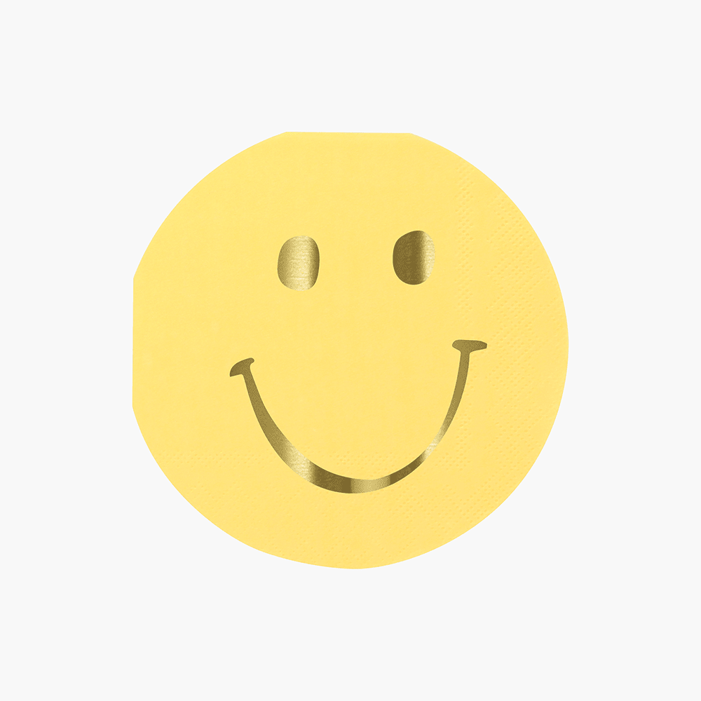 Happy Face Icons Napkins, Shopsweetluluss
