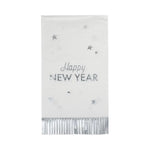 Happy New Year Fringed Dinner Napkins, Shopsweetluluss