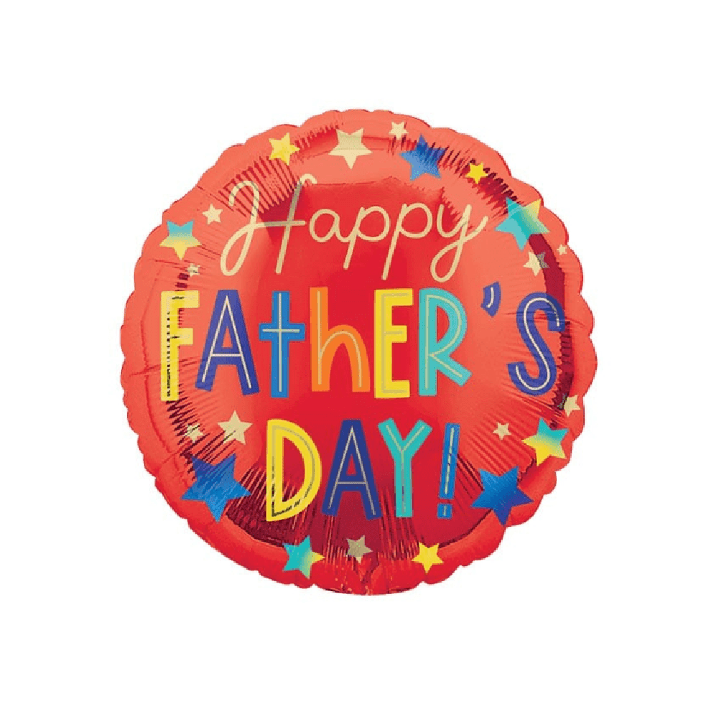 17" Father's Day Stars Balloon, Shopsweetluluss