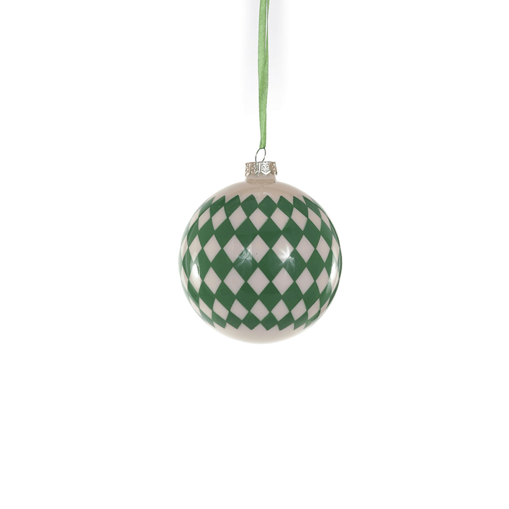 Harlequin Bauble - Green, Shopsweetluluss