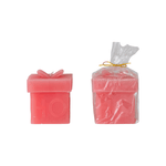 "Ho Ho Ho" Gift Box Shaped Candle, Pink, Shopsweetluluss