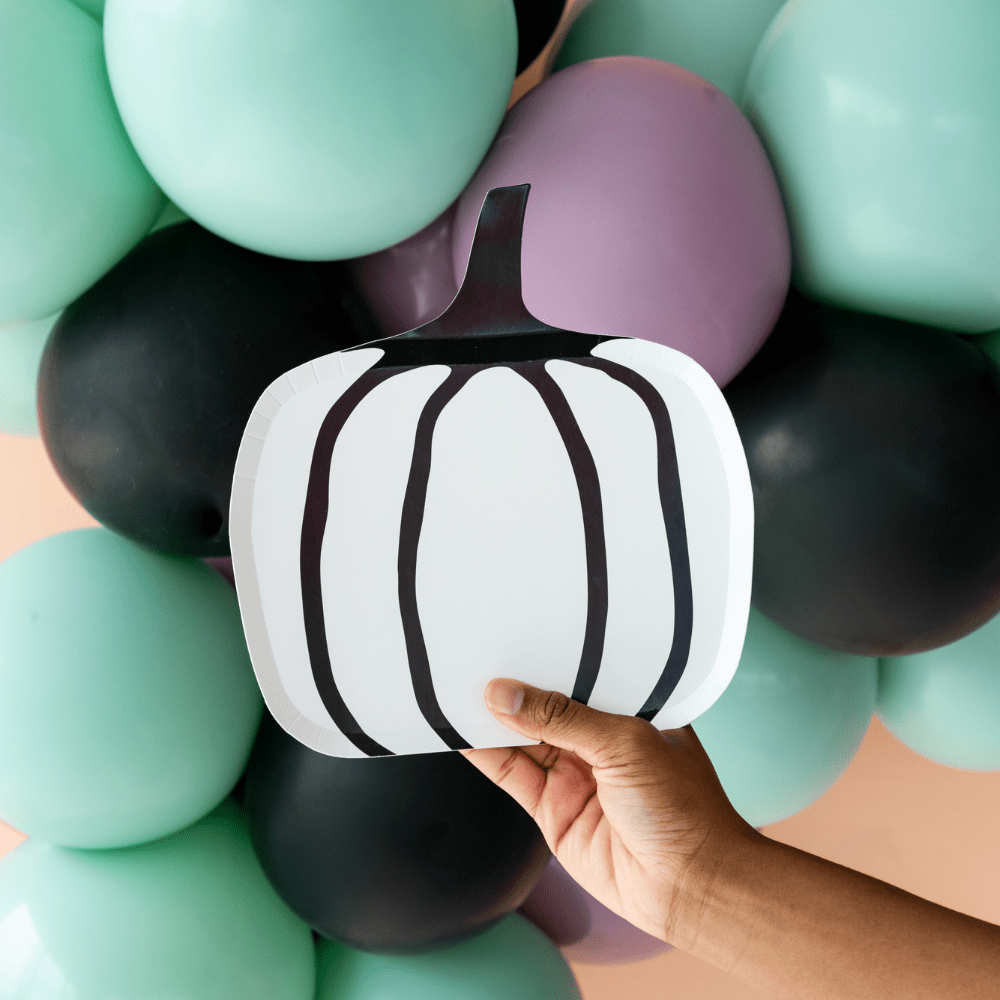 Hocus Pocus White Pumpkin Large Plates, Shopsweetluluss