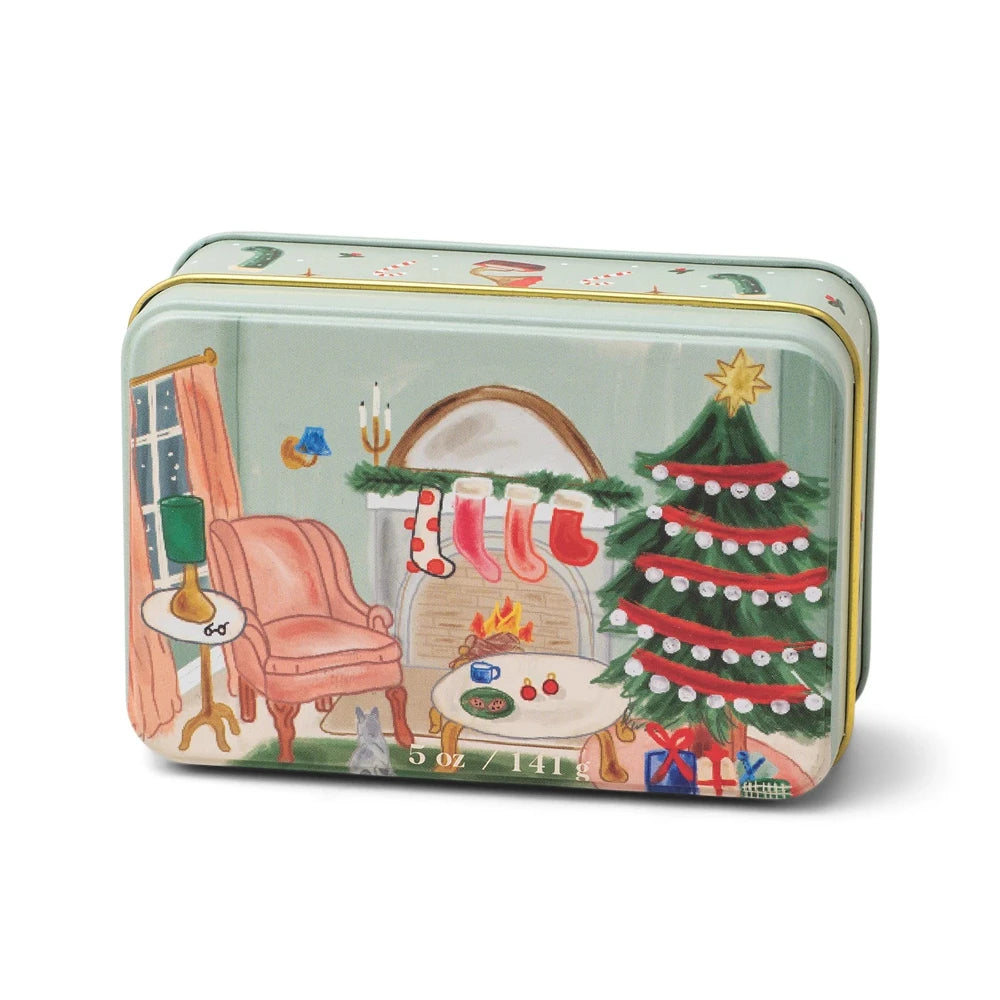 Holiday Candle Tin - Persimmon & Chestnut, Shopsweetluluss