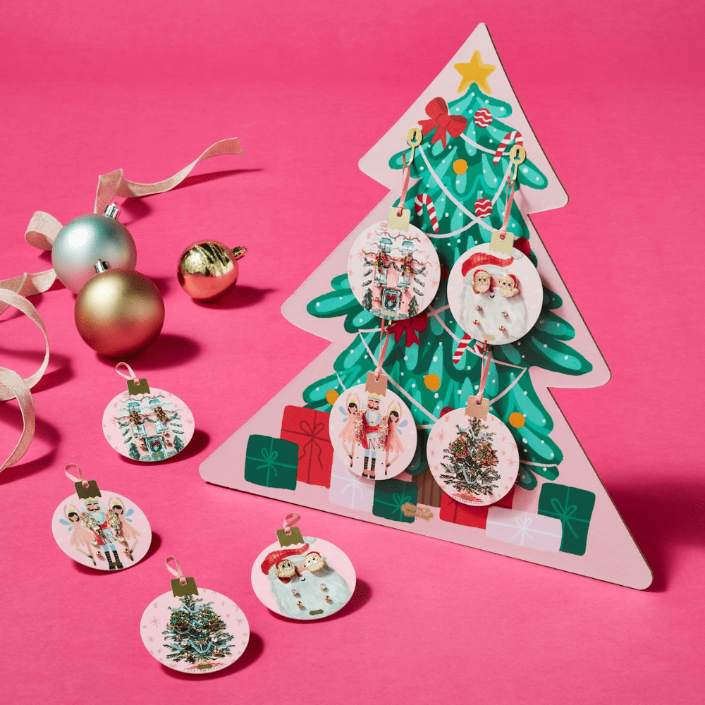 Christmas Stud Earring Set - 3pk., 4 Styles, Shopsweetluluss