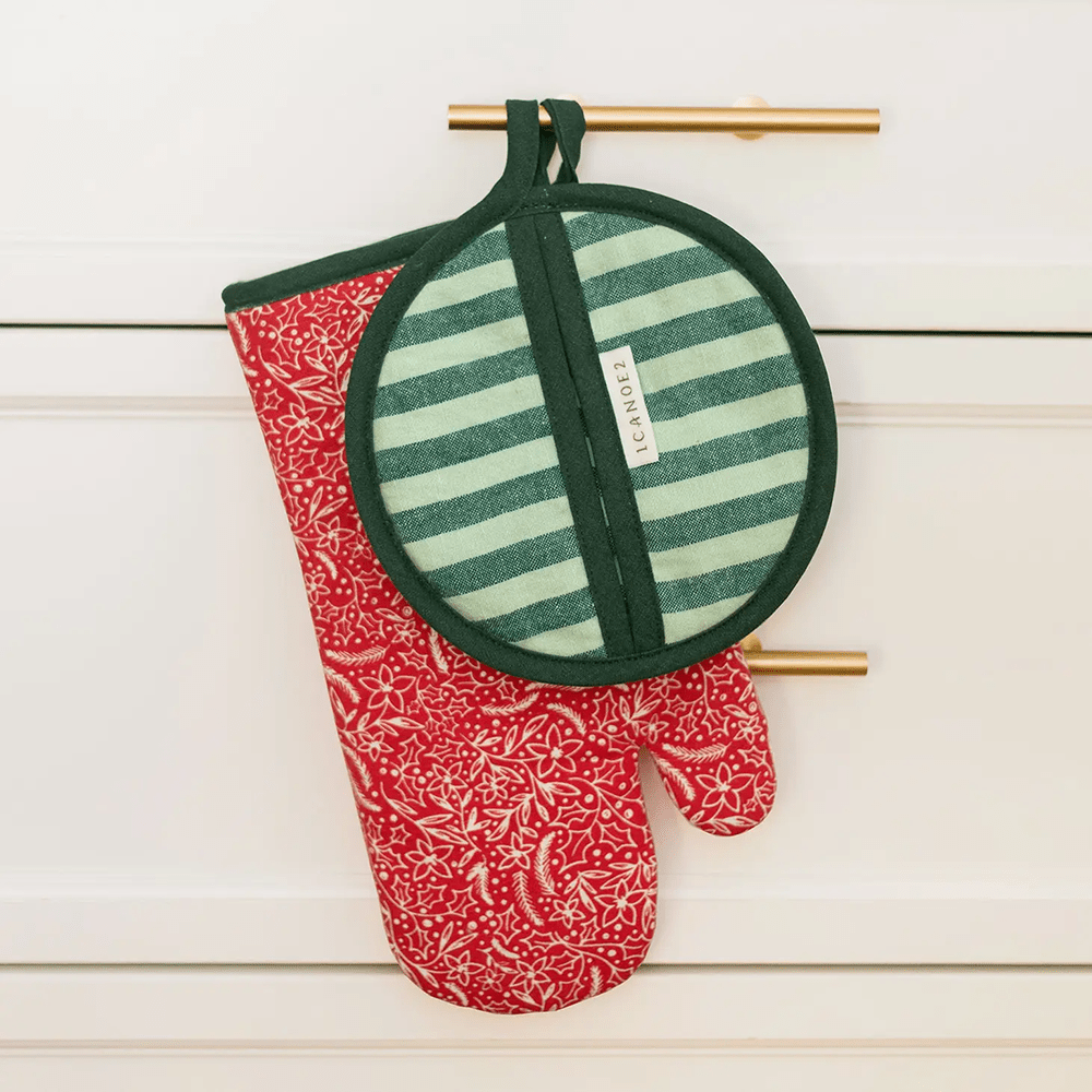 Holiday Floral Pot Holder Set, Shopsweetluluss