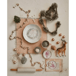 Holiday Wreath Stoneware Bowl, Shopsweetluluss