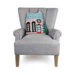 Holly Stripe House Hook Pillow, Shopsweetluluss