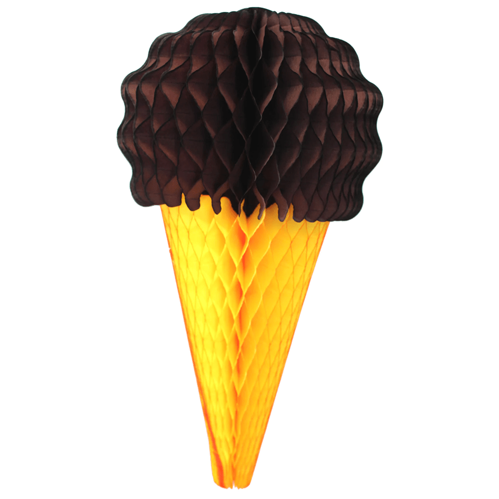 Honeycomb Ice Cream Cone - Chocolate Brown, Shopsweetluluss