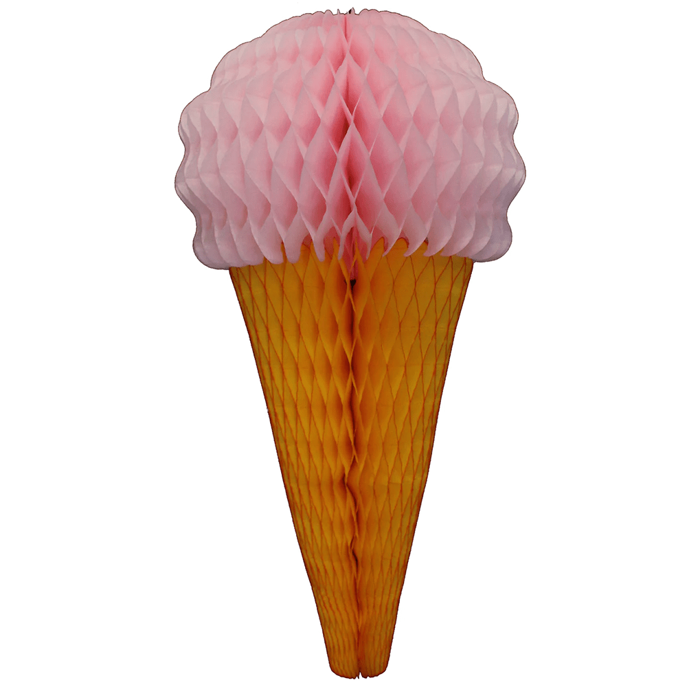 Honeycomb Ice Cream Cone - Pink, Shopsweetluluss