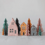 Handmade Recycled Paper Folding Honeycomb Tree w/ Chintz Pattern - 4 Colors