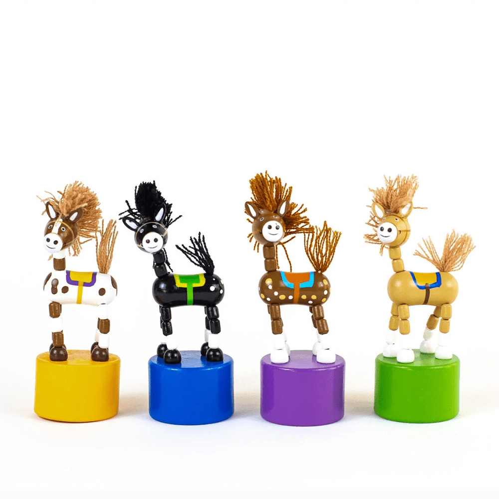 Horse Push Puppet - 4 Color Options, Shopsweetluluss