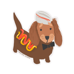 Hotdog Vinyl Sticker - Shopsweetluluss