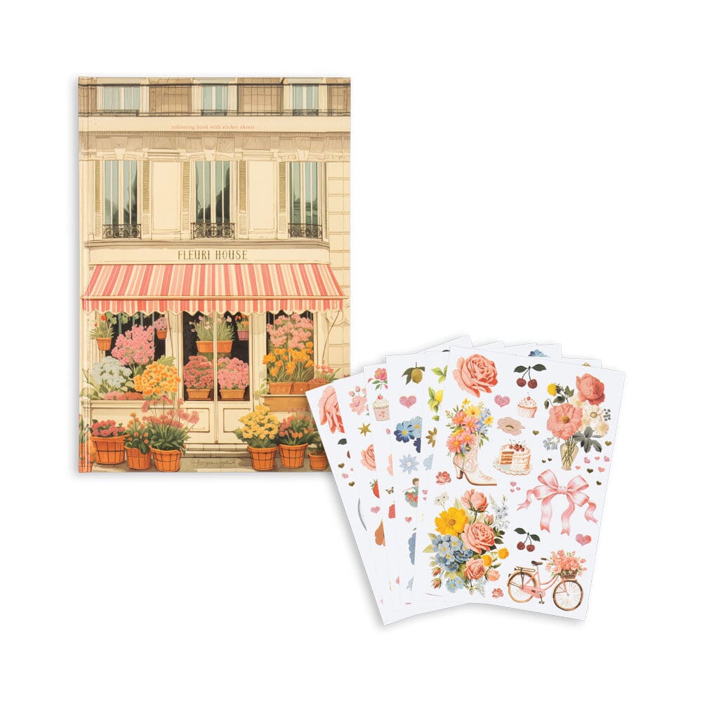 House of Flowers Coloring Book, Shopsweetluluss