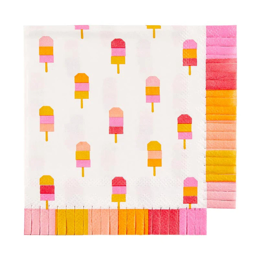 Ice Cream Fringe Cocktail Napkins, Shopsweetluluss