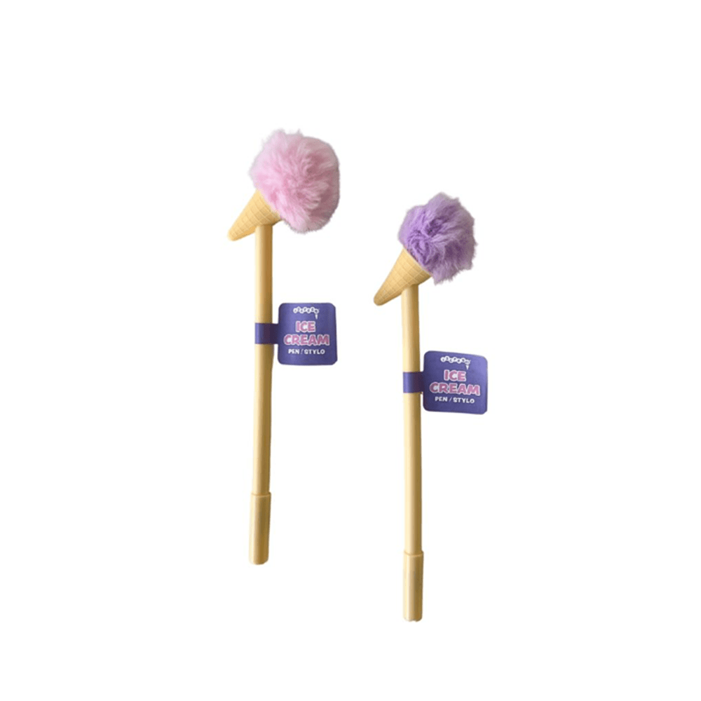 Ice Cream Pom Pom Pen - 2 Color Options, Shopsweetluluss