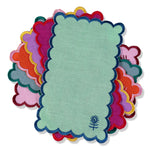 Iconic Linen Cocktail Napkins, Kaleidoscope - Set of 6, Shopsweetluluss