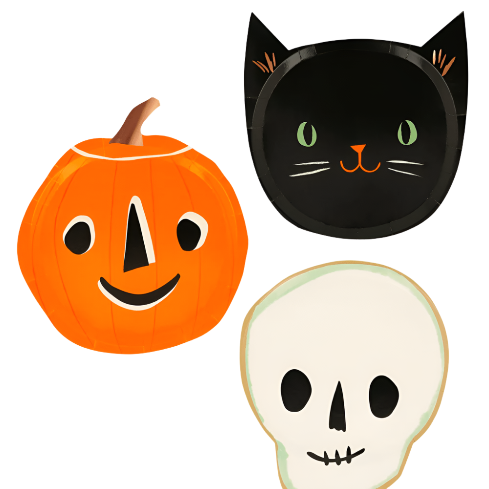 Meri Meri It's Halloween! Plates, Shopsweetluluss