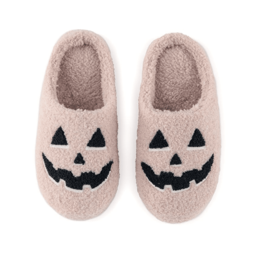 Jack O'Lantern Slippers - 2 Size Options, Shopsweetluluss