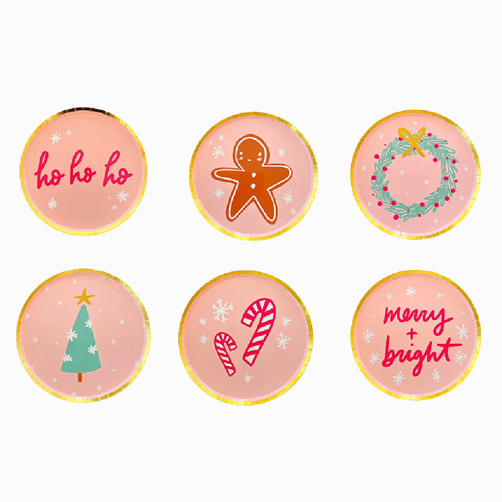 Jingle All the Way Dessert Plates, Shopsweetluluss