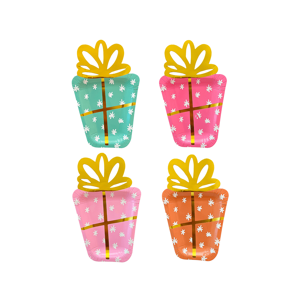 Jingle All the Way Present Plates, Shopsweetluluss