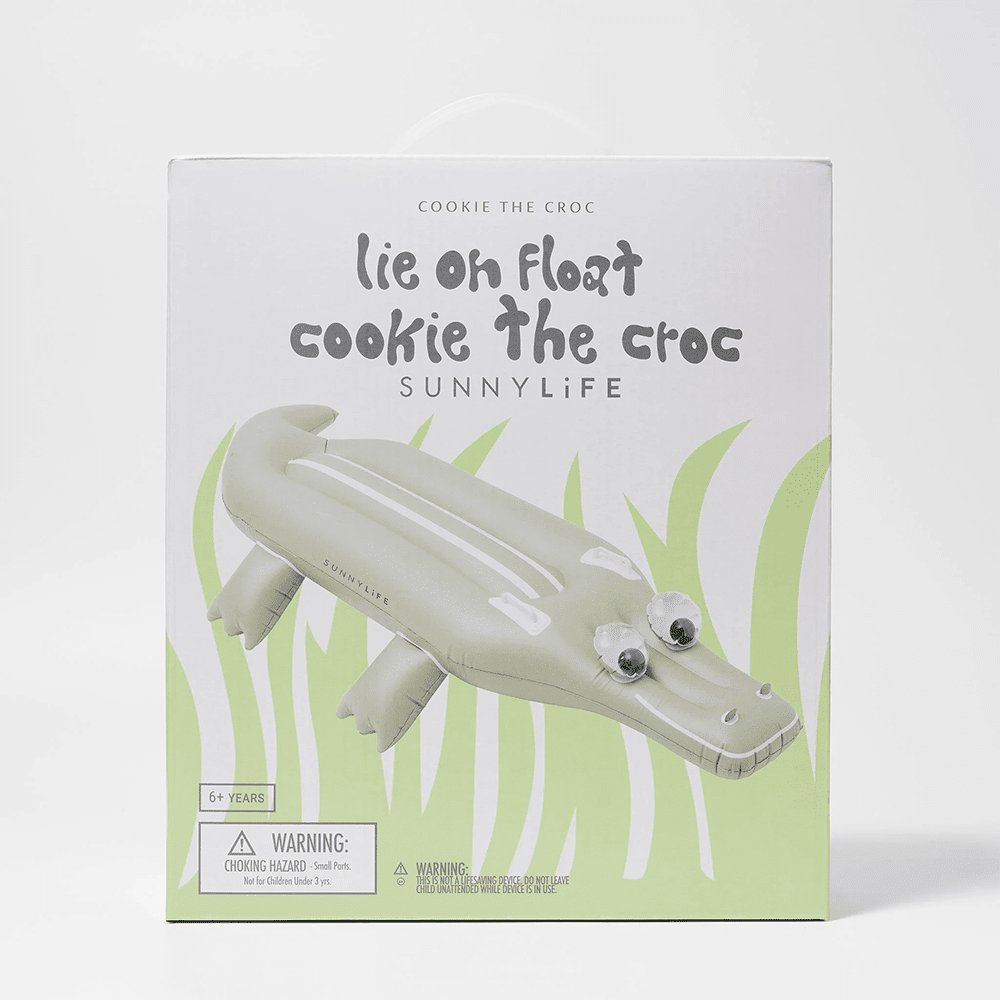 Kids Lie-On Float - Cookie the Croc, Shopsweetluluss