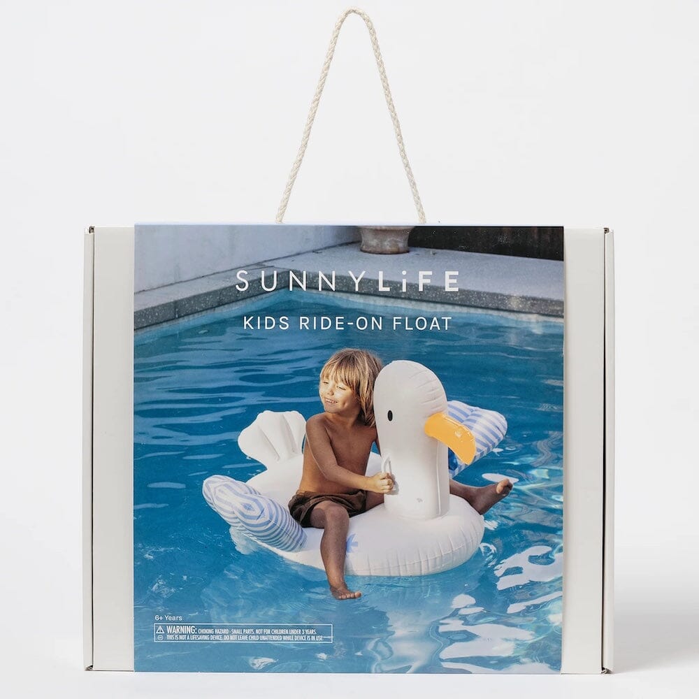SunnyLife Kids Ride-On Float - Sid the Seagull, Shopsweetluluss