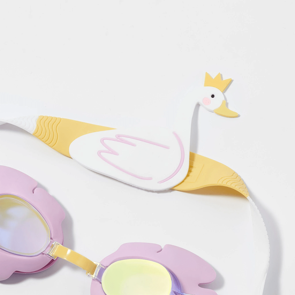 Kids Swim Goggles - Princess Swan Multi, Shopsweetluluss