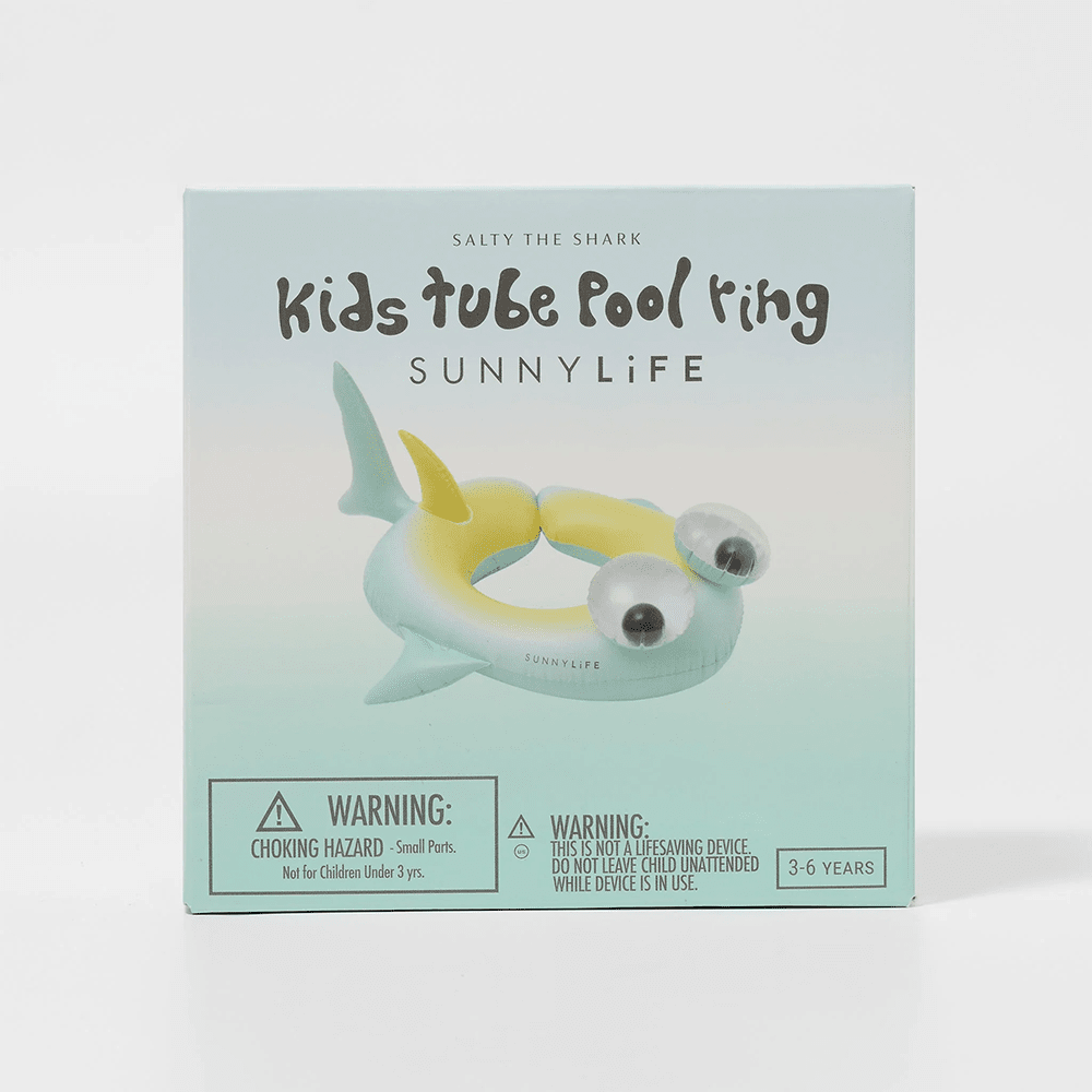 Kids Tube Pool Ring - Salty the Shark, Shopsweetluluss