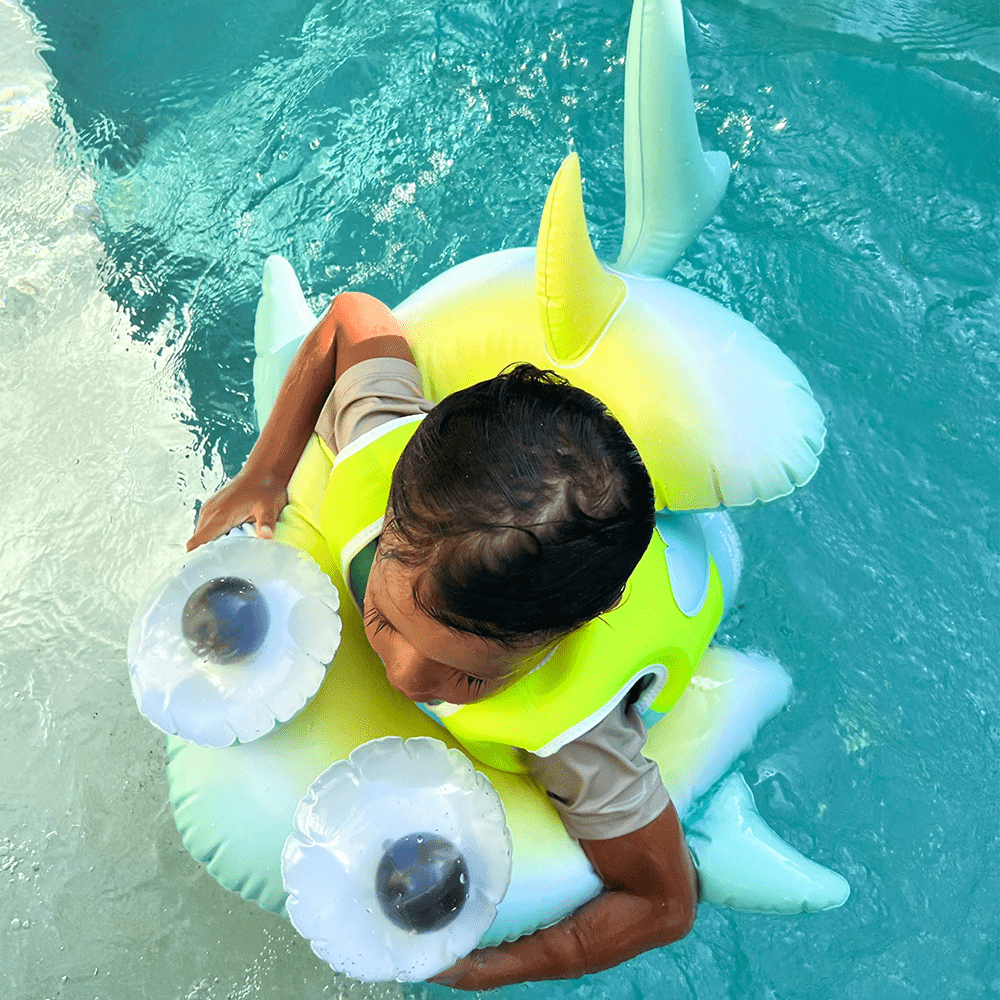Kids Tube Pool Ring - Salty the Shark, Shopsweetluluss