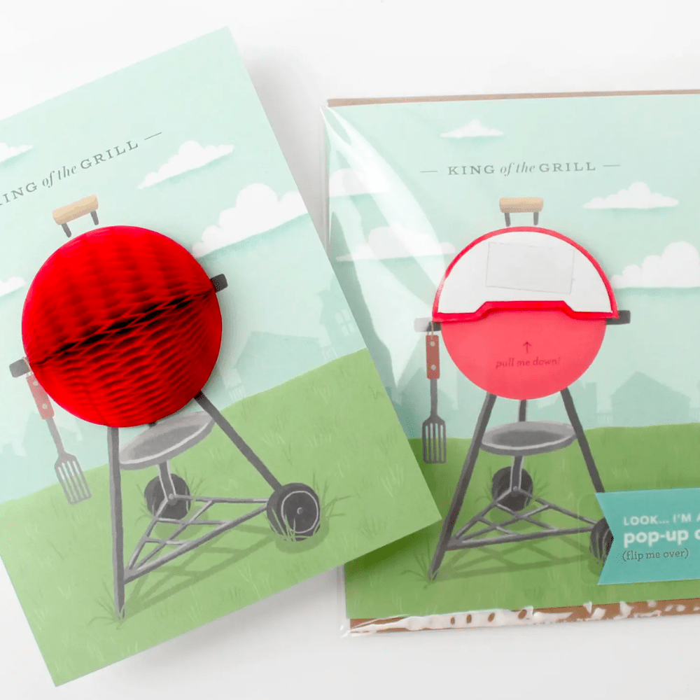 "King of the Grill" Father's Day/Birthday Card - Shopsweetluluss