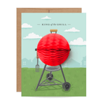 "King of the Grill" Father's Day/Birthday Card - Shopsweetluluss