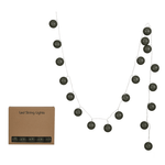 Plastic Ball LED String Light w/20 Lights, Green, Shopsweetluluss