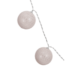 Plastic Ball LED String Light w/20 Lights, Taupe, Shopsweetluluss