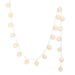 Plastic Ball LED String Light w/20 Lights, Taupe, Shopsweetluluss