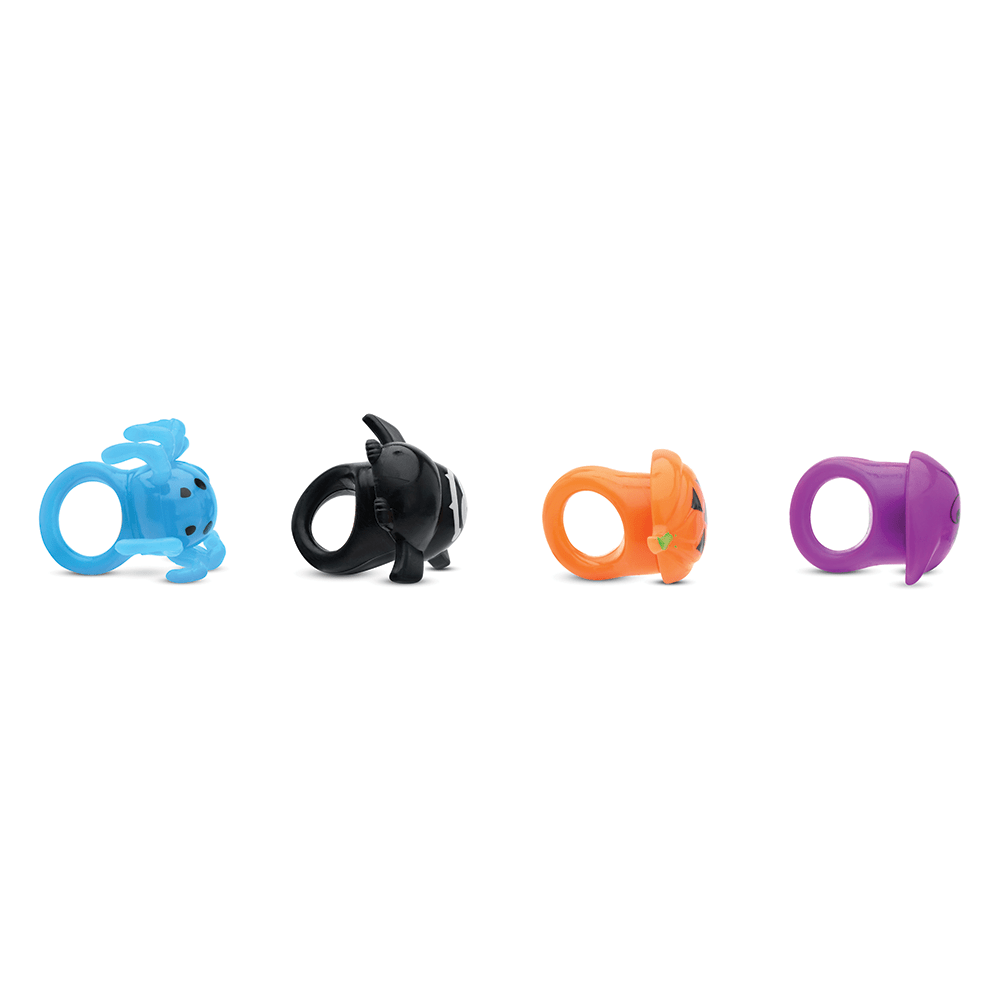 LED Halloween Squeeze Ring - 4 Style Options, Shopsweetluluss