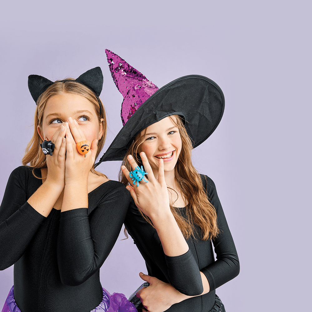 LED Halloween Squeeze Ring - 4 Style Options, Shopsweetluluss