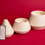 Large Tree Stack Candle, Cypress + Fir - White, Shopsweetluluss