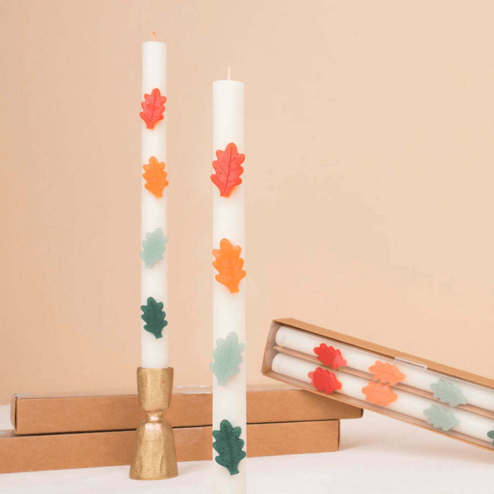 Meri Meri Leaf Table Candles, Shopsweetluluss