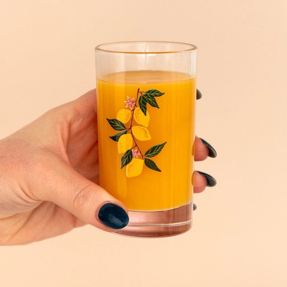 Lemon Grove Mini Juice Glass, Shopsweetluluss