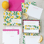 Lemon Grove Assorted Notecard Set, Shopsweetluluss
